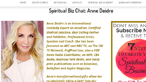 Podcasts Anne Deidre